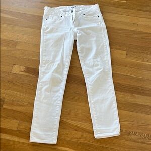 PAIGE White Straight Leg Jeans Classic Style